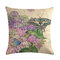 Vintage Style Butterfly Linen Cotton Cushion Cover Home Sofa Throw Pillowcases - #9