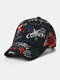 Men & Women Cotton Graffiti Pattern Hip-hop Style Fashion Personality Couple Hat Baseball Hat - #11