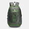 Men Polyester Camping Hiking Wear-resistant Water-repellent Multifunctional Backpack - Green