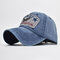 Fashion Embroidery Hats Baseball Cap Cotton Hat - Navy