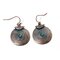 Vintage Women Round Growth Ring Pendant Drop Earrings Gift for Her - 01