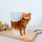 Taza de cerámica 3D Animales de dibujos animados Diseño Taza de café duradera - #10