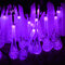 7M 50LEDバッテリーバブルボール妖精ストリングライトガーデンパーティークリスマスウェディング家の装飾 - 紫