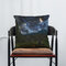 Abstract Starry Oil Painting Cotton Linen Pillow Case Waist Cushion Cover Bags Home Car Deco - C
