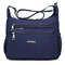 CHIBAO Nylon Light Shoulder Bags Multi Pockets Waterproof Crossbody Bags - Blue