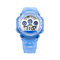 HOSKA Unisex Sport Waterproof Watch Night Luminous Alarm Function  - Blue