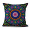 Mandala Pattern Printing Cotton Linen Sofa Cushion Pillow Cover Waist Cushion Cover - #4