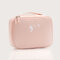 Memory Spinning Cosmetic Bag Large Capacity Compartment Multi-Function Travel Storage Bag - Pink
