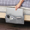 Hanging Bag Bedside Storage Organizer Bed Felt Pocket Sofa Armrest Phone Holder - Light Gray
