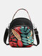 Women Waterproof Multi-carry Bohemia Elephant Print Handbag Crossbody Bag Backpack - #01