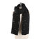 Pearl Decoration Solid Color Cashmere Scarf Thickening Increase Shawl Collar Female - Black