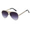 Men Wild HD Anti-UV Metal Matt Sunglasses - Purple