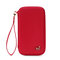 Women Men Nylon Casual Travel Passport Storage Bag Clutch Wallet Purse - Red
