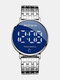 Relógios eletrônicos digitais 7 cores liga de aço inoxidável masculino casual à prova d'água à prova d'água - #03