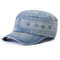 Men Vogue Cotton Flat Cap Sunshade Casual Outdoors Simple Adjustable Hat - 1
