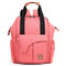 Women Oxford Large Capacity Diaper Bag Travel Backpack Shoulder Bag - Pink
