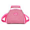 Oxford Portable Mummy Storage Bag Lunch Bag Insulation Crossbody Bag - Pink