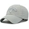 Mens Womens Summer Vogue Letter Adjustable Baseball Hat Outdoor Casual Sports Sunshade Cap - Light Grey