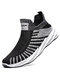 Men Light Weight Breathable Non Slip Running Sport Shoes - Black