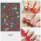 3D Stereo Colorful Waterproof Nail Art Stickers Rainbow Fried Egg Phototherapy Nail Decals - 3