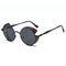 Mens Womens HD Polarized UV Protection Punk Sunglasses Fashion Outdoor Travel Round Sunglasses - #3