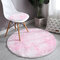 Nordic Tie-dye Gradient Carpet Round Hanging Basket Chair Yoga Mat Living Room Floor Mat - Light Pink
