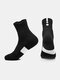 Men Cotton Non-slip Quick-drying Socks Breathable Sweat-absorbent Sports Socks - Black 2