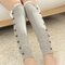 Fashion Korean Style Knitting Boots Long Stocking Long Leg Protective Socks Hosiey - Light Gray