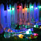 La luce di arco della sfera della bolla della batteria 7M 50LED illumina la decorazione domestica di cerimonia nuziale del partito di giardino - Multicolore