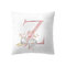 Simple Nordic Style Pink Alphabet ABC Pattern Throw Pillow Cover Home Sofa Creative Art Pillowcases - #26