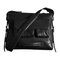 Men Casual Handbag Multifunction Backpack Solid Crossbody Bag - Black