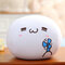 Cute Decorative Throw Pillow for Home Office Sofa Stuffed Toys Back Cushion White Kaomoji - #6