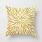 Ins Nordic Style Pillowcase Custom Gold Leaf Sofa Pillow Waist Cushion Cover Hot Style Fashion Home Decoration - #12