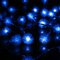 電池式4M 40LEDスノーフレークキラキラフェアリーストリングライトクリスマスアウトドアパーティー家の装飾 - 青