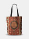 Women Canvas Bohemia Ethnic Pattern Shoulder Bag Handbag Tote Shopping Bag - 8