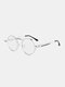 Unisex Metal Full Round Frame UV Protection Fashion Avant-garde Sunglasses - #09