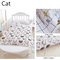 3Pcs Newborn Baby Soft 100% Cotton Bedding Set Cartoon Animal Crib Bedclothes - #3