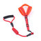 New Pet Dog Cat Mesh Breathable Comfortable Strap Traction Rope Adjustable Rope Buckle Dog Chain - Orange