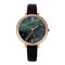 Trendy Marmor Damen Quarz Watch Leder Taille Watch Simple Style PU Watch - 02