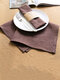 Linen Napkins Western Food Placemat Simple Modern Linen Placemat - Coffee