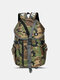 Men Casual Oxford Multipockets Waterproof Large Capacity Backpack - Camouflage