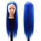Hair Training Mannequin Practice Head High Temperature Fiber Salon Model With Clamp Braided Hair - 08
