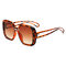 Unisex Retro Big Box New Sunglasses Contrast Color Sunglasses For Woman - #05