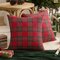 1Pc Christmas Plaid Pillowcase Simple Geometric Pattern Pillowcase Sofa Cushion Cover - #01