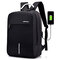 Multifunctional Anti-theft 16 inch Laptop Bag Travel Business Backpack For Men - Black