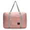 Women Men Folding Waterproof Luggage Bags Unisex  Fitness Bag Outdoor Travel Bags  - Pink