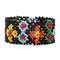 Ethnic Geometric Floral Hand-woven Bracelet Bohemian Rice Beads Wide Bracelet Chic Jewelry - 03