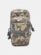 Men Nylon Fabric Casual EDC Tool Mini Waist Bag Portable Outdoor Sport Tool Bag - Camo Gray