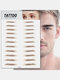 3D Eyebrow Tattoo Sticker Long Lasting Waterproof False Eyebrows Cosmetics - 11 Brown