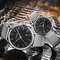 LONGBO Calendar Waterproof Couple Watch Weave Stainless Steel Mesh Ultra Thin Minimalist Watch - Black